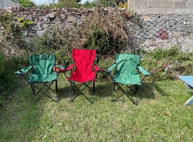 3 camping chairs