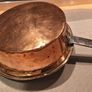 Antique copper pot with handle Image 2