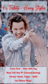 4 x Harry Styles Tickets