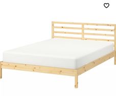 IKEA Tarva Bed Frame King Size (Mahogany Wood Dyed)