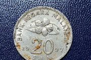 Malaysia 20 sen coin