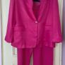 Fab Zara Cerise Pink Blazer & Trousers  Both Size Large UK 12 Image 9