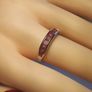 Petete Ruby Eternity/ Stacking Ring Image 9