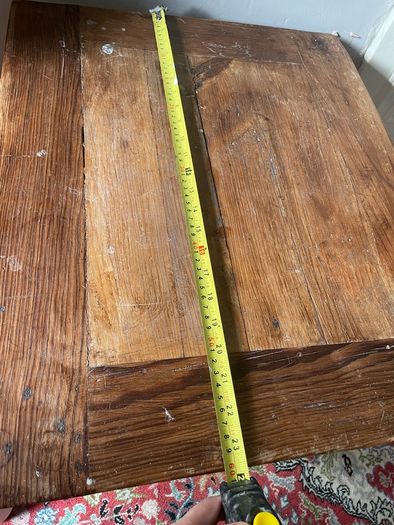 rustic side table
