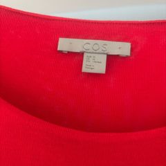 Cos dress red with pockets
