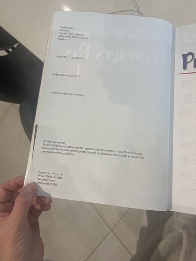 Premiers Pas 1 junior cycle French book