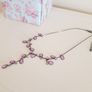 Purple Costume Necklace Image 2