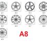 Audi A4, A5, A6, A7, A8, R8, TT Alloy Wheel Star Centre Cap - Delivery Image 9