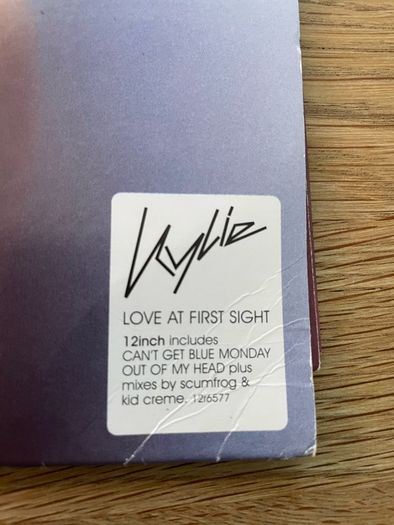Kylie - Love At First Sight (Kid Creme Mix) - 12" Vinyl Single - 2002 Parlophone 12r6577