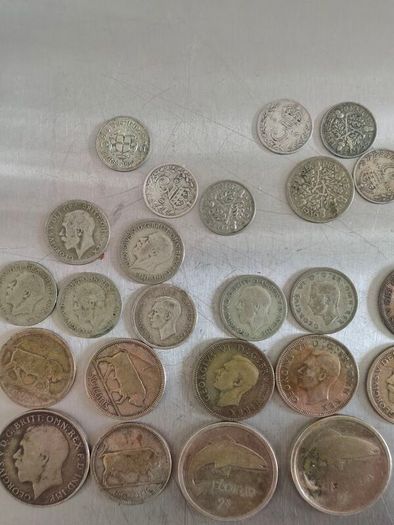 Irish and UK silver coin lot