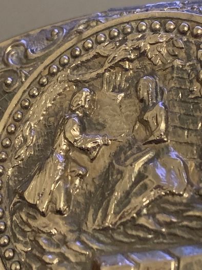 Antique Silver Plated Trinket Box