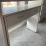 White Extendable Home Office Desk with Storage Image 2