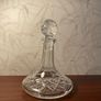 Vintage Cut Crystal Whisky  Spirit Decanter with Stopper Image 4