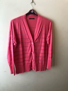 Pink cardigan (large)