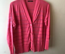 Pink cardigan (large)