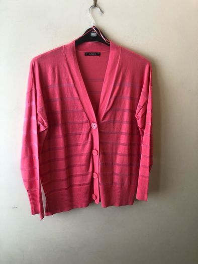 Pink cardigan (large)