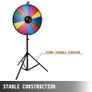 61 cm Color Prize Wheel Tripod Floor Stand Color Prize Wheel 14 Slots Dry Ease Fortune Spinner Fortune Spinning Game Image 2