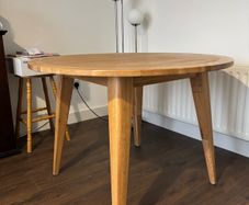 Wooden dining table