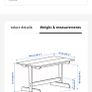 IKEA dining kitchen table and x4 chairs Image 4