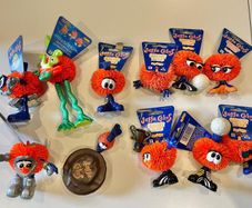 Collection of 1990s McVities Jaffa Cake Orangey Tangs Koosh