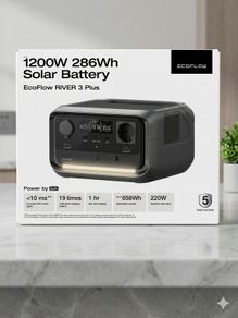 EcoFlow RIVER 3 Plus  Like New, Under 1 Year, 286Wh, Fast Charging