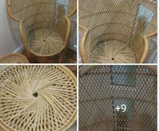 Antique peacock chair