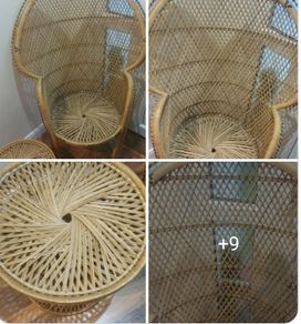 Antique peacock chair
