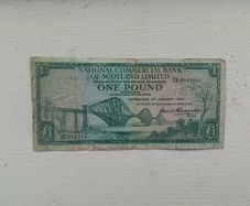 Bank Of Scotland One Pount Note.