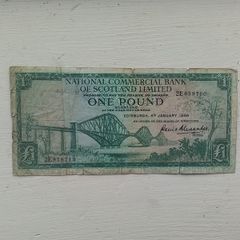 Bank Of Scotland One Pount Note.