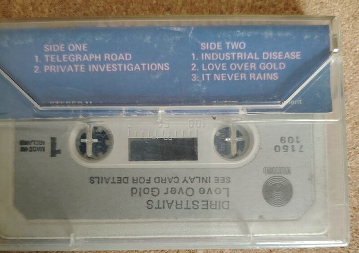 Vintage Dire Straits Cassettes x 5