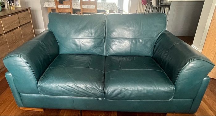 2 x 2 Seater Leather Sofas | EZ Living