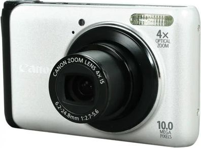 Vintage Canon PowerShot A3000 IS (PC1475) 10.0 Megapixel 4x Optical Zoom Digital Camera Silver