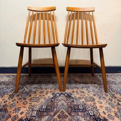 A Nice Pair of Mid Century Scandinavian Teak Chairs