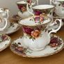 Royal Albert "Old Country Roses" Coffee Cups and Saucers Image 2
