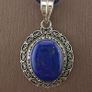 Beautiful Handmade Desgin 925 Silver & Lapis Lazuli Pendant Image 4