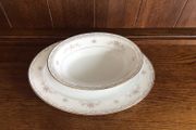 Noritake Barton roast meat serving platter and open veg serving dish
