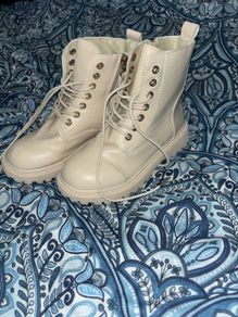 Brand new girls cream boots size 12.5