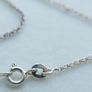Vintage Sterling Silver 925 Swimmer Swimming Necklace Diving Diver Sea Sports Jewelry 9" - 5,1g Image 4