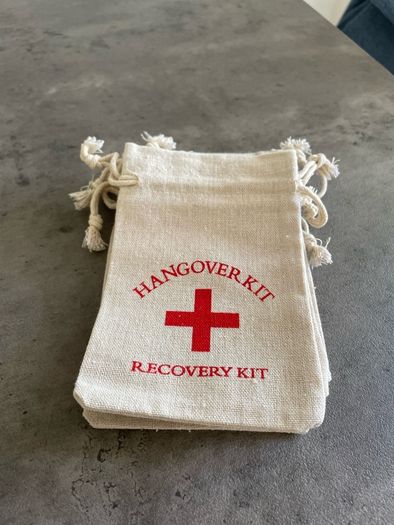 Wedding Hangover Kit Bags x5