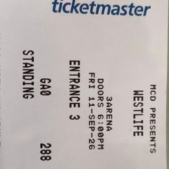Westlife tickets