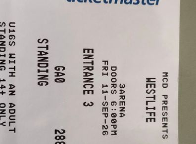 Westlife tickets