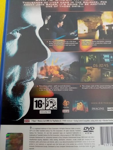 24 The Game PlayStation 2 Ps2 Games Original