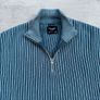 Abercrombie & Fitch Blue Oversized Quarter-Zip Sweater Image 3