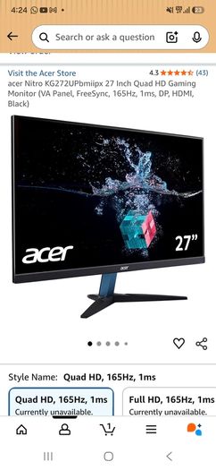 2 Asus monitor 27inch