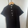 Love and Roses black tweed button mini dress Image 3