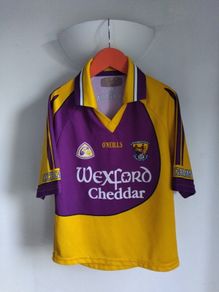 Small ONeills Vintage Wexford GAA Shirt Wexford Cheddar