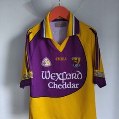 Small ONeills Vintage Wexford GAA Shirt Wexford Cheddar