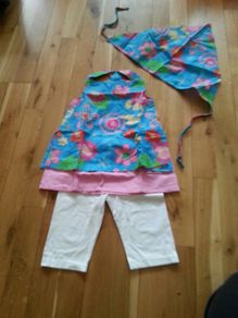 Baby girl summer suit