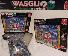 Wasgij Christmas Elf Inspection 2 X 1000 Jigsaw Puzzles