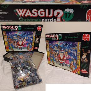 Wasgij Christmas Elf Inspection 2 X 1000 Jigsaw Puzzles